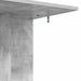 Masă laterală Gri din beton 45 x 40 x 62,5 cm Lemn compozit - WALTI WALTI
