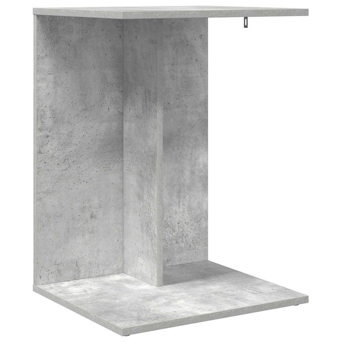 Masă laterală Gri din beton 45 x 40 x 62,5 cm Lemn compozit - WALTI WALTI