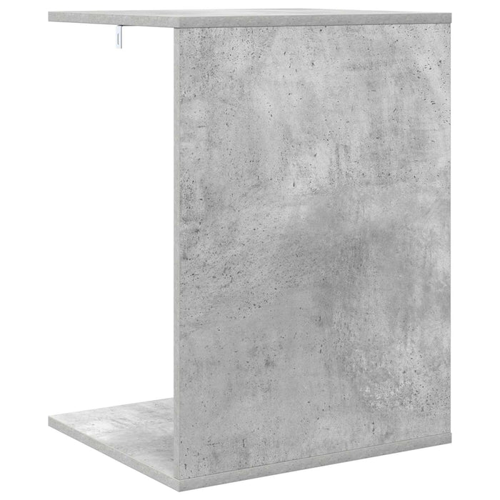 Masă laterală Gri din beton 45 x 40 x 62,5 cm Lemn compozit - WALTI WALTI