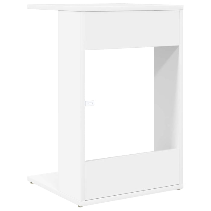 Masă laterală Alb 40 x 38 x 62,5 cm Lemn compozit - WALTI WALTI