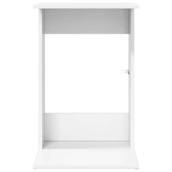 Masă laterală Alb 40 x 38 x 62,5 cm Lemn compozit - WALTI WALTI