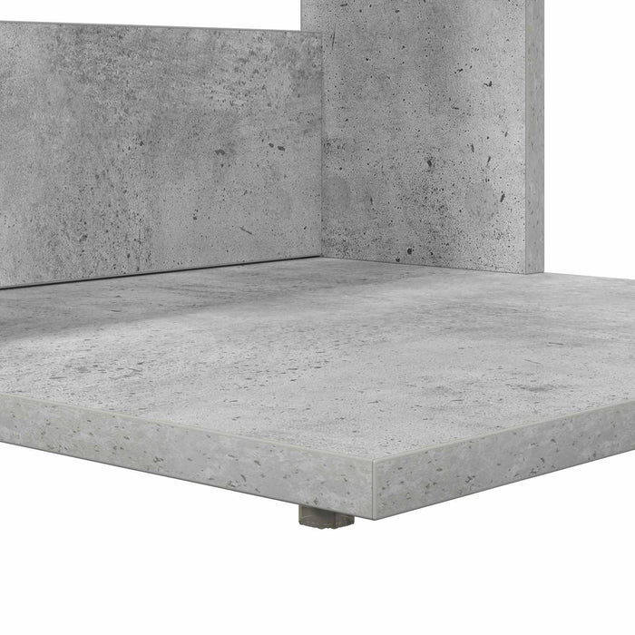 Masă laterală Gri din beton 40 x 38 x 62,5 cm Lemn compozit - WALTI WALTI