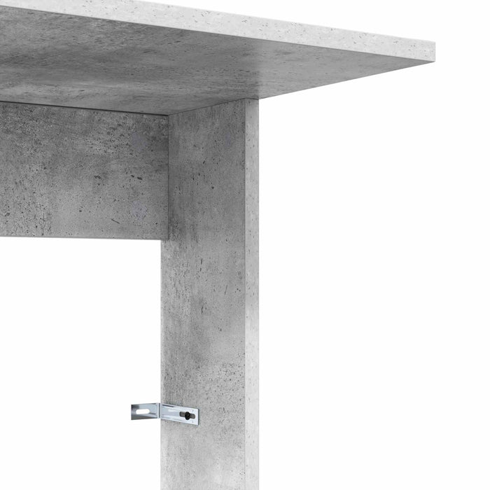 Masă laterală Gri din beton 40 x 38 x 62,5 cm Lemn compozit - WALTI WALTI