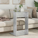 Masă laterală Gri din beton 40 x 38 x 62,5 cm Lemn compozit - WALTI WALTI