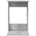 Masă laterală Gri din beton 40 x 38 x 62,5 cm Lemn compozit - WALTI WALTI
