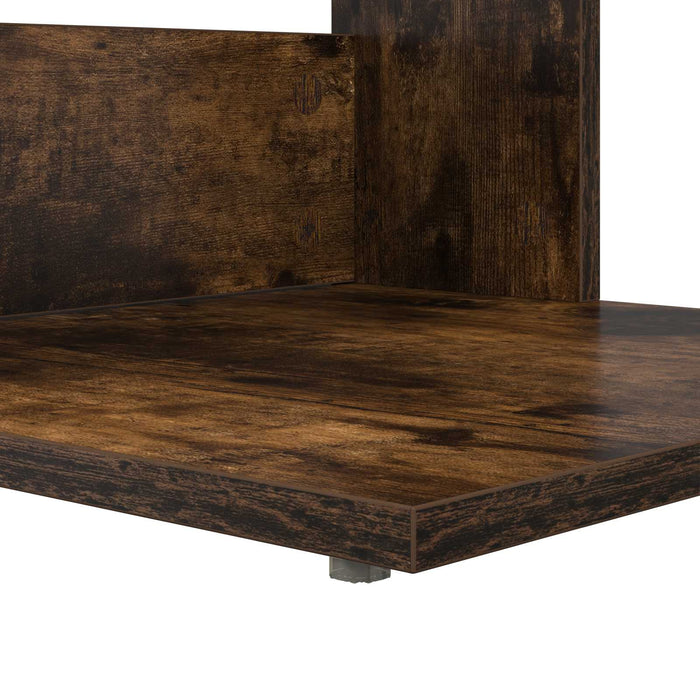 Masă laterală Stejar fumuriu 40 x 38 x 62,5 cm Lemn compozit - WALTI WALTI