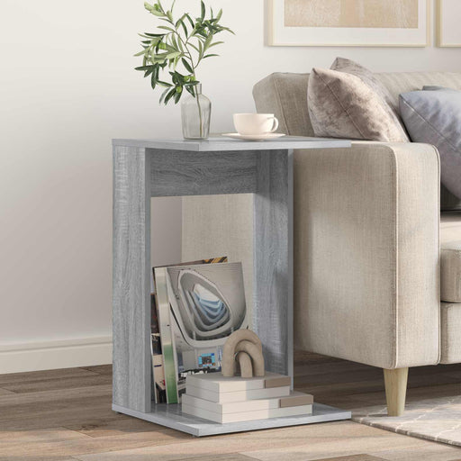 Masă laterală Gri Sonoma 40 x 38 x 62,5 cm Lemn compozit - WALTI WALTI