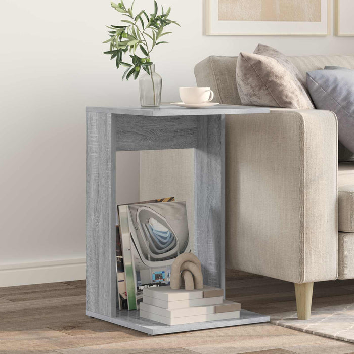 Masă laterală Gri Sonoma 40 x 38 x 62,5 cm Lemn compozit - WALTI WALTI