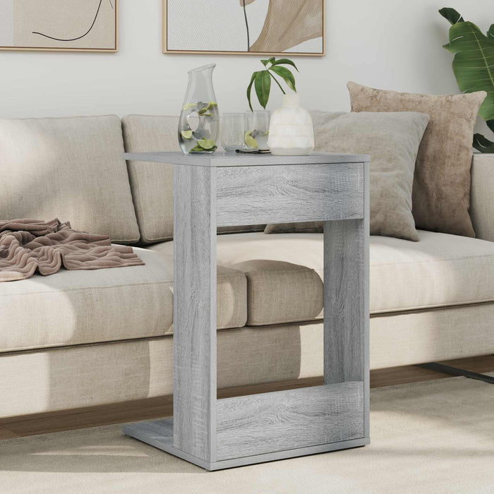 Masă laterală Gri Sonoma 40 x 38 x 62,5 cm Lemn compozit - WALTI WALTI