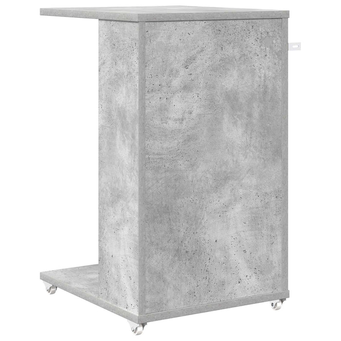 Masă laterală Gri din beton 40 x 35 x 60 cm Lemn compozit - WALTI WALTI