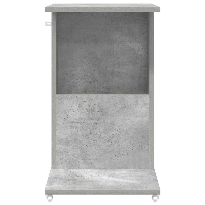 Masă laterală Gri din beton 40 x 35 x 60 cm Lemn compozit - WALTI WALTI