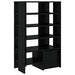 Dulap pentru pantofi cu raft 2 pcs Stejar Negru Lemn compozit - WALTI WALTI