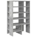 Dulap pentru pantofi cu raft 2 pcs Gri din beton Lemn compozit - WALTI WALTI