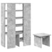 Dulap pentru pantofi cu raft 2 pcs Gri din beton Lemn compozit - WALTI WALTI