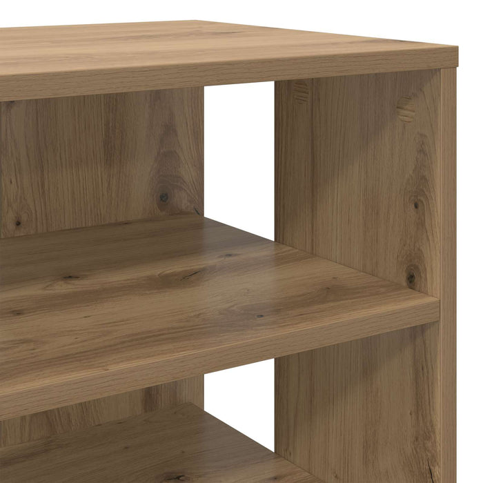 Dulap pentru pantofi 2 pcs Stejar Artizanal Lemn compozit - WALTI WALTI