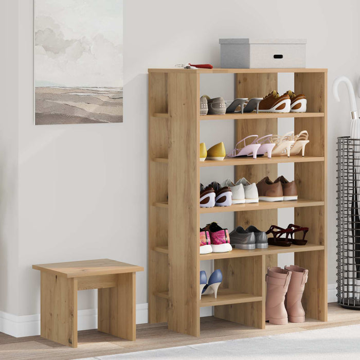 Dulap pentru pantofi 2 pcs Stejar Artizanal Lemn compozit - WALTI WALTI