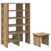 Dulap pentru pantofi 2 pcs Stejar Artizanal Lemn compozit - WALTI WALTI