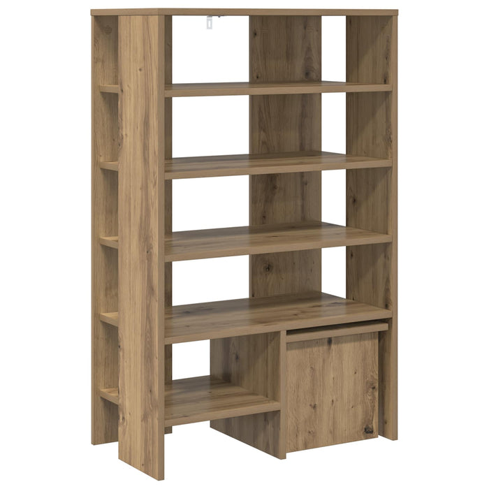 Dulap pentru pantofi 2 pcs Stejar Artizanal Lemn compozit - WALTI WALTI