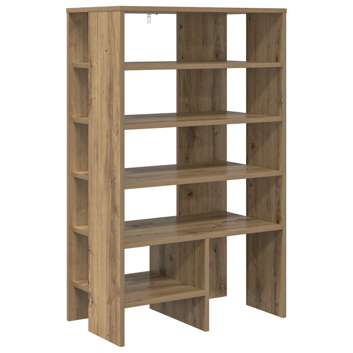 Dulap pentru pantofi 2 pcs Stejar Artizanal Lemn compozit - WALTI WALTI