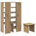 Dulap pentru pantofi 2 pcs Stejar Artizanal Lemn compozit - WALTI WALTI