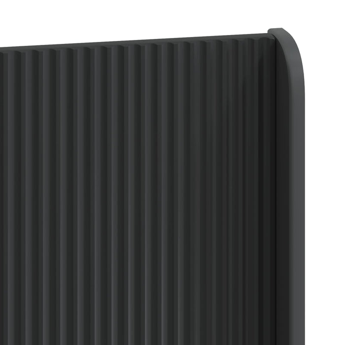 Cadru de pat cu depozitare și tăblie Negru 160 x 200 cm WALTI