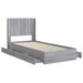 Cadru de pat cu depozitare și tăblie Sonoma gri 90 x 200 cm - WALTI WALTI
