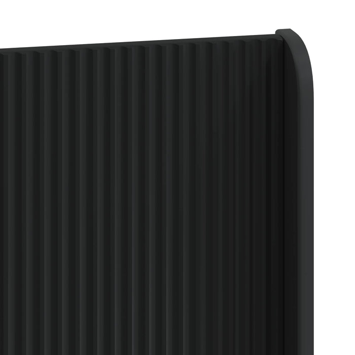 Cadru de pat cu depozitare și tăblie Negru 75 x 190 cm WALTI