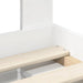 Cadru de pat cu headboard Alb 200 x 200 cm Lemn de pin masiv - WALTI WALTI