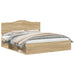 Cadru de pat cu headboard Sonoma 200 x 200 cm Lemn de pin masiv - WALTI WALTI