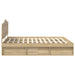 Cadru de pat cu headboard Sonoma 200 x 200 cm Lemn de pin masiv - WALTI WALTI