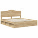 Cadru de pat cu headboard Sonoma 180 x 200 cm Lemn de pin masiv - WALTI WALTI