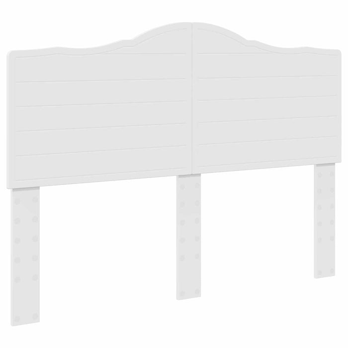 Cadru de pat cu headboard Alb 160 x 200 cm Lemn de pin masiv - WALTI WALTI