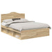 Cadru de pat cu headboard Sonoma 160 x 200 cm Lemn de pin masiv - WALTI WALTI