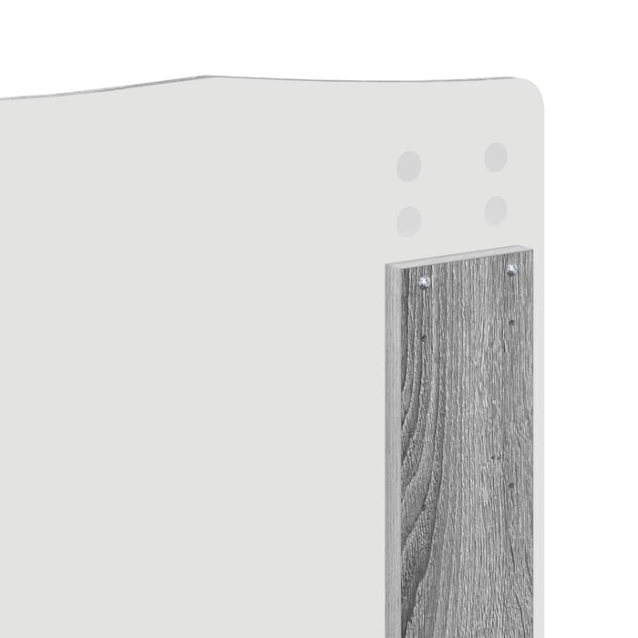 Cadru de pat Gri Sonoma 160 x 200 cm Lemn de pin masiv - WALTI WALTI