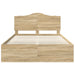 Cadru de pat cu headboard Sonoma 140 x 200 cm Lemn de pin masiv - WALTI WALTI