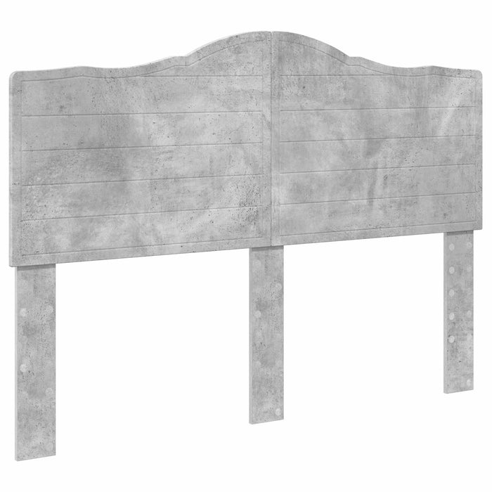 Cadru de pat cu headboard Beton 140 x 200 cm Lemn de pin masiv - WALTI WALTI