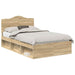 Cadru de pat cu headboard Sonoma 120 x 200 cm Lemn de pin masiv - WALTI WALTI