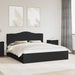 Cadru de pat cu sertar Negru 180 x 200 cm Lemn Ingineresc - WALTI WALTI