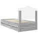 Cadru de pat cu sertar Gri Sonoma 90 x 190 cm Lemn Ingineresc - WALTI WALTI