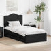 Cadru de pat cu sertar Negru 75 x 190 cm Lemn Ingineresc - WALTI WALTI