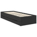 Cadru de pat cu sertar Negru 75 x 190 cm Lemn Ingineresc - WALTI WALTI