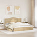 Pat cu storage Stejar Sonoma 180 x 200 cm Lemn compozit - WALTI WALTI