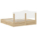 Pat cu storage Stejar Sonoma 180 x 200 cm Lemn compozit - WALTI WALTI