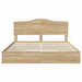 Pat cu storage Stejar Sonoma 180 x 200 cm Lemn compozit - WALTI WALTI