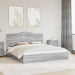 Cadru de pat cu sertar Gri Sonoma 180 x 200 cm Lemn compozit - WALTI WALTI