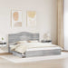 Cadru de pat cu sertar Gri Sonoma 180 x 200 cm Lemn compozit - WALTI WALTI