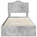 Cadru de pat cu sertar Gri din beton 90 x 190 cm Lemn compozit - WALTI WALTI