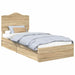 Cadru de pat cu sertar Stejar Sonoma 75 x 190 cm Lemn compozit - WALTI WALTI