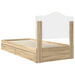 Cadru de pat cu sertar Stejar Sonoma 75 x 190 cm Lemn compozit - WALTI WALTI