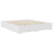 Cadru de pat cu headboard Alb 180 x 200 cm Lemn compozit - WALTI WALTI